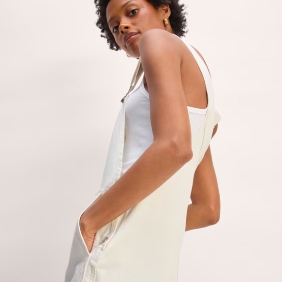 Everlane “the gardener overall” in bone - Picture 4 of 5